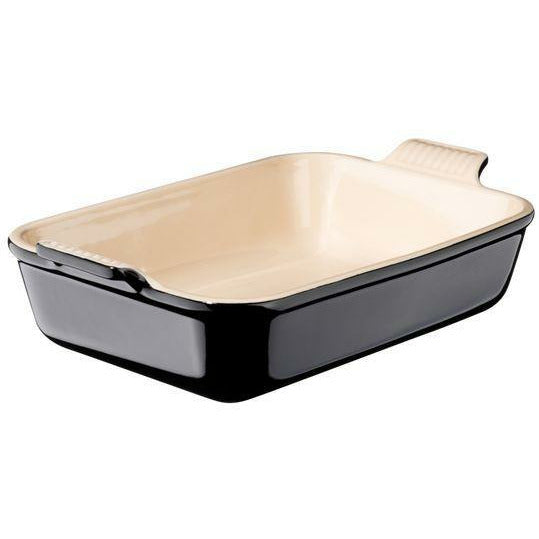 [product_category]-Le Creuset Rectangular Casserole Dish Tradition 26 Cm, Glossy Black-Le Creuset-843251102877-71102261400001-LEC-1