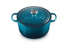 Kulatý kastrol Le Creuset 26 cm, Hluboká šedozelená