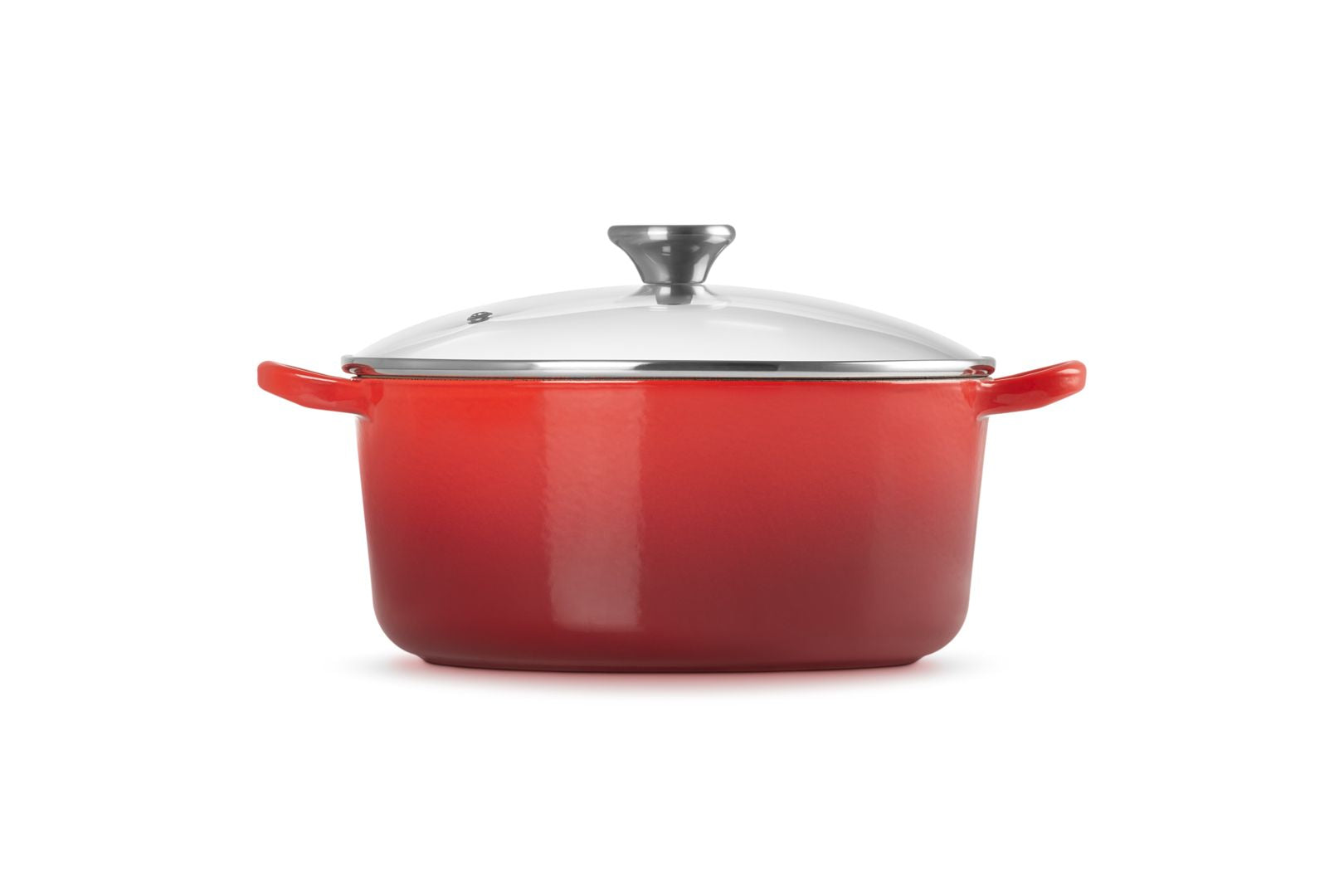 [product_category]-Le Creuset Round Casserole With Glass Lid 24 Cm, Volcanic-Le Creuset-0024147314141-27001240602423-LEC-3