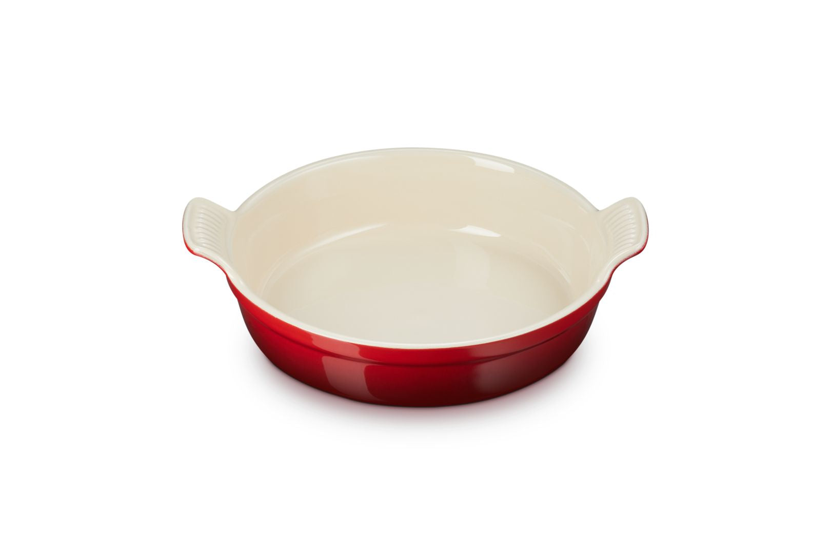 [product_category]-Le Creuset Round Traditional Casserole Dish 24 Cm, Cerise-Le Creuset-0630870244350-91062124060108-LEC-1