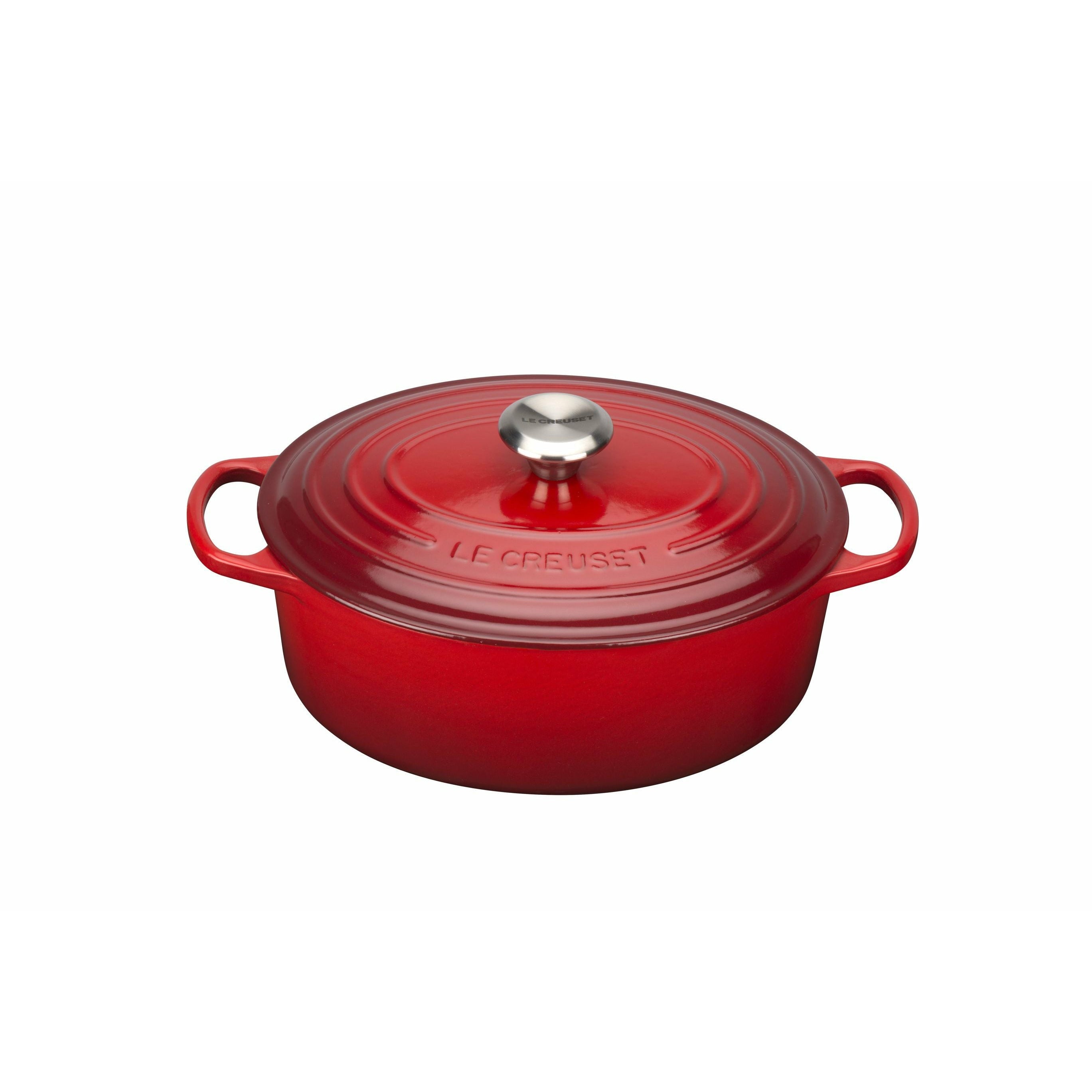 [product_category]-Le Creuset Signature Oval Roaster 29 Cm, Cherry Red-Le Creuset-24147261933-21178290602430-LEC-1