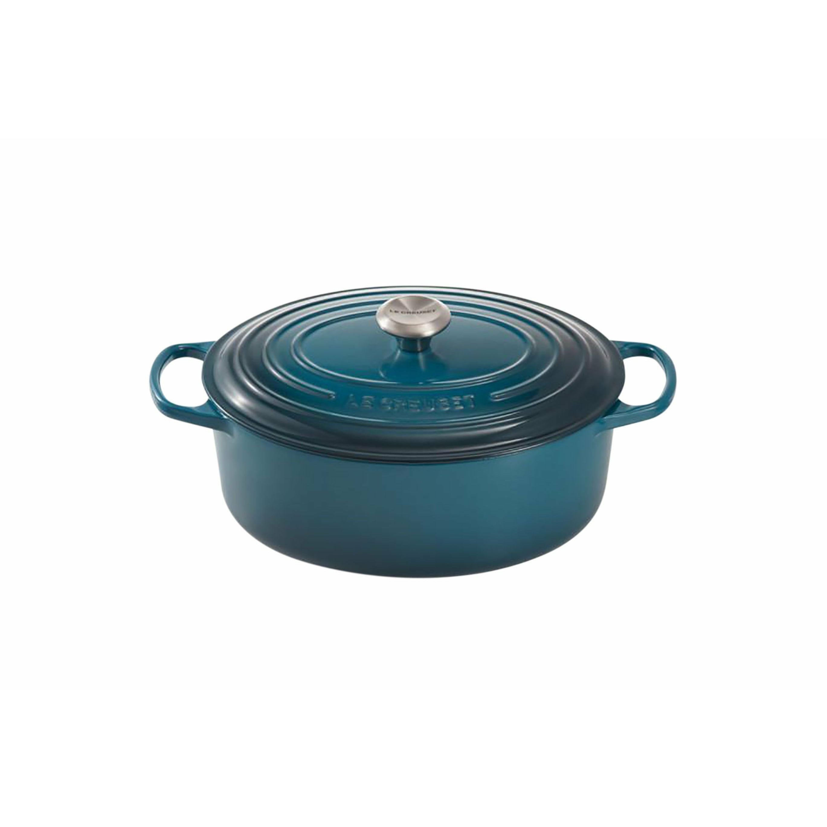 [product_category]-Le Creuset Signature Oval Roaster 29 Cm, Deep Teal-Le Creuset-24147289326-21178296422430-LEC-2