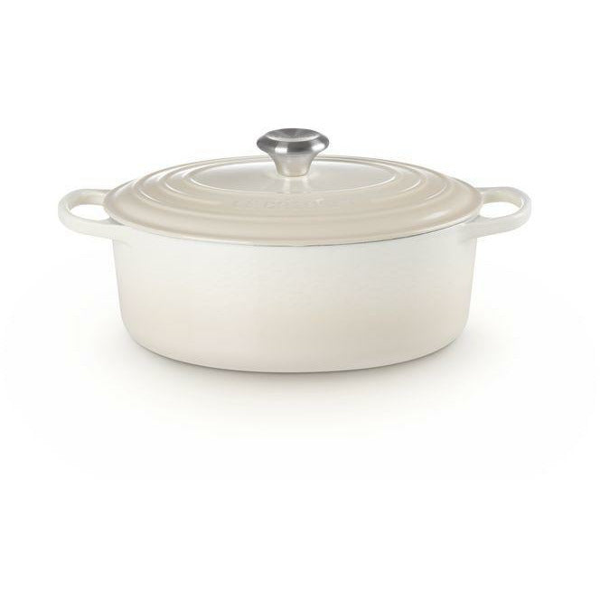 [product_category]-Le Creuset Signature Oval Roaster 29 Cm, Meringue-Le Creuset-24147303466-21178297164430-LEC-1