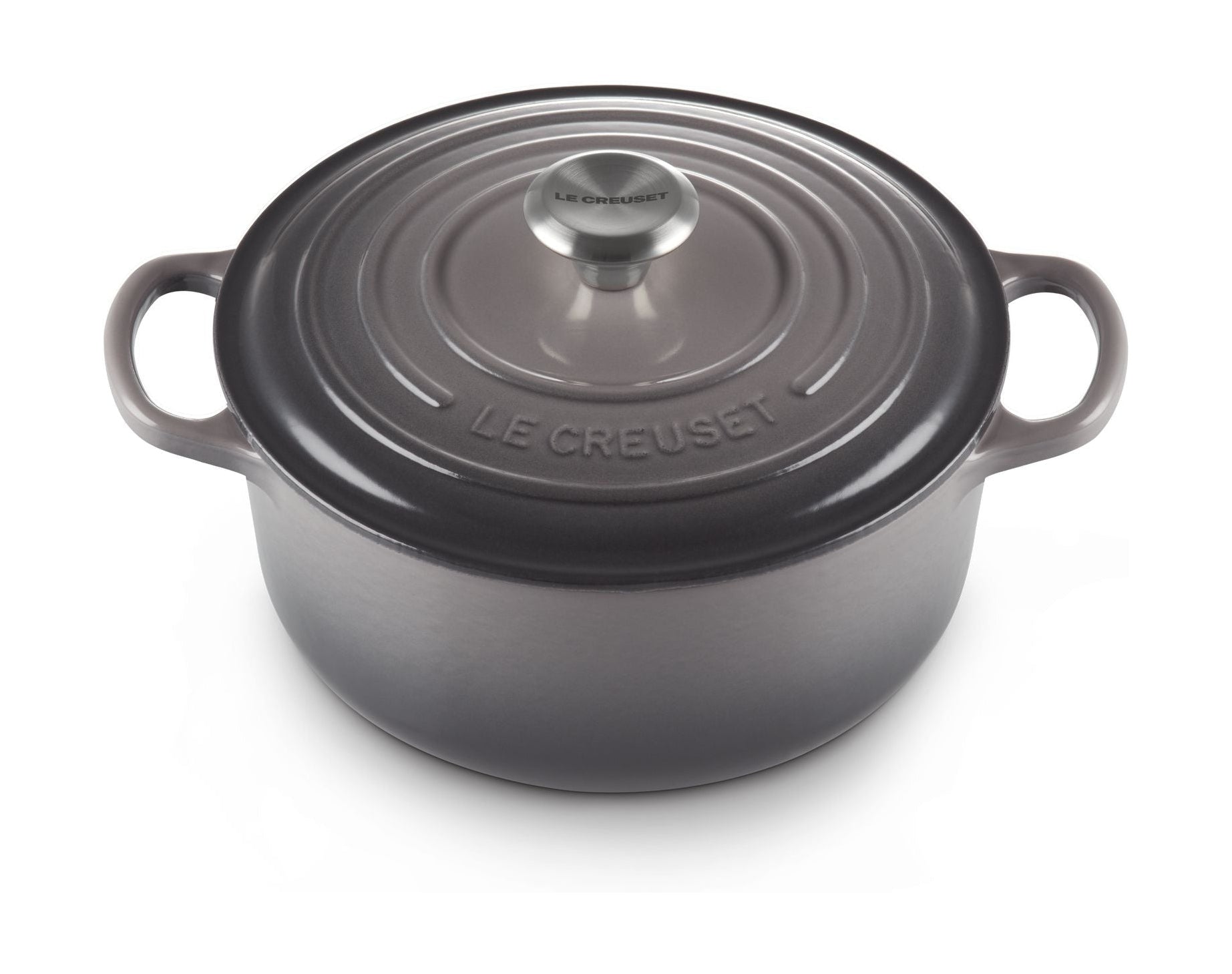 [product_category]-Le Creuset Signature Round Roaster 20 Cm, Flint-Le Creuset-0024147267485-21177204442430-LEC-1