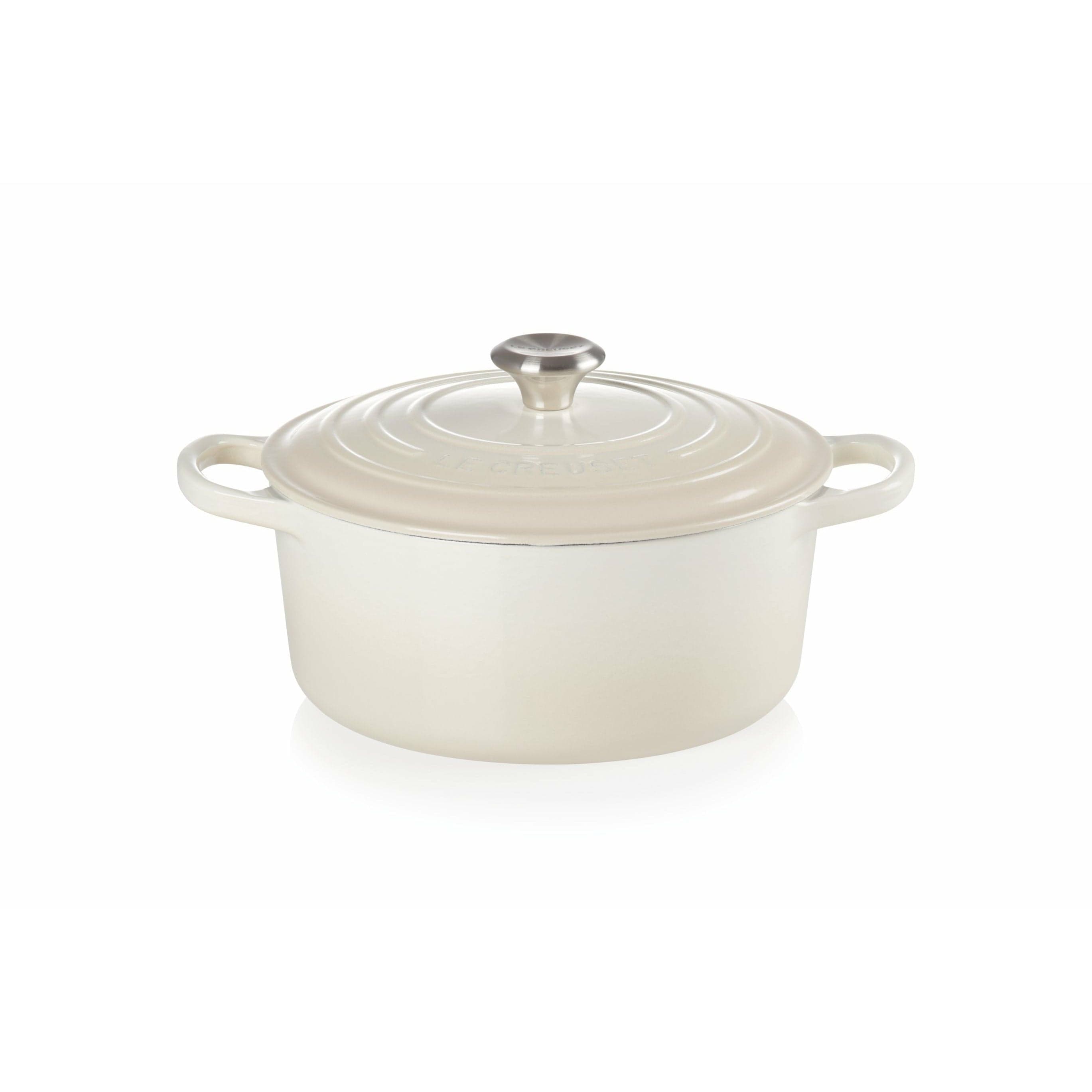 [product_category]-Le Creuset Signature Round Roaster 22 Cm, Meringue-Le Creuset-24147303411-21177227164430-LEC-1