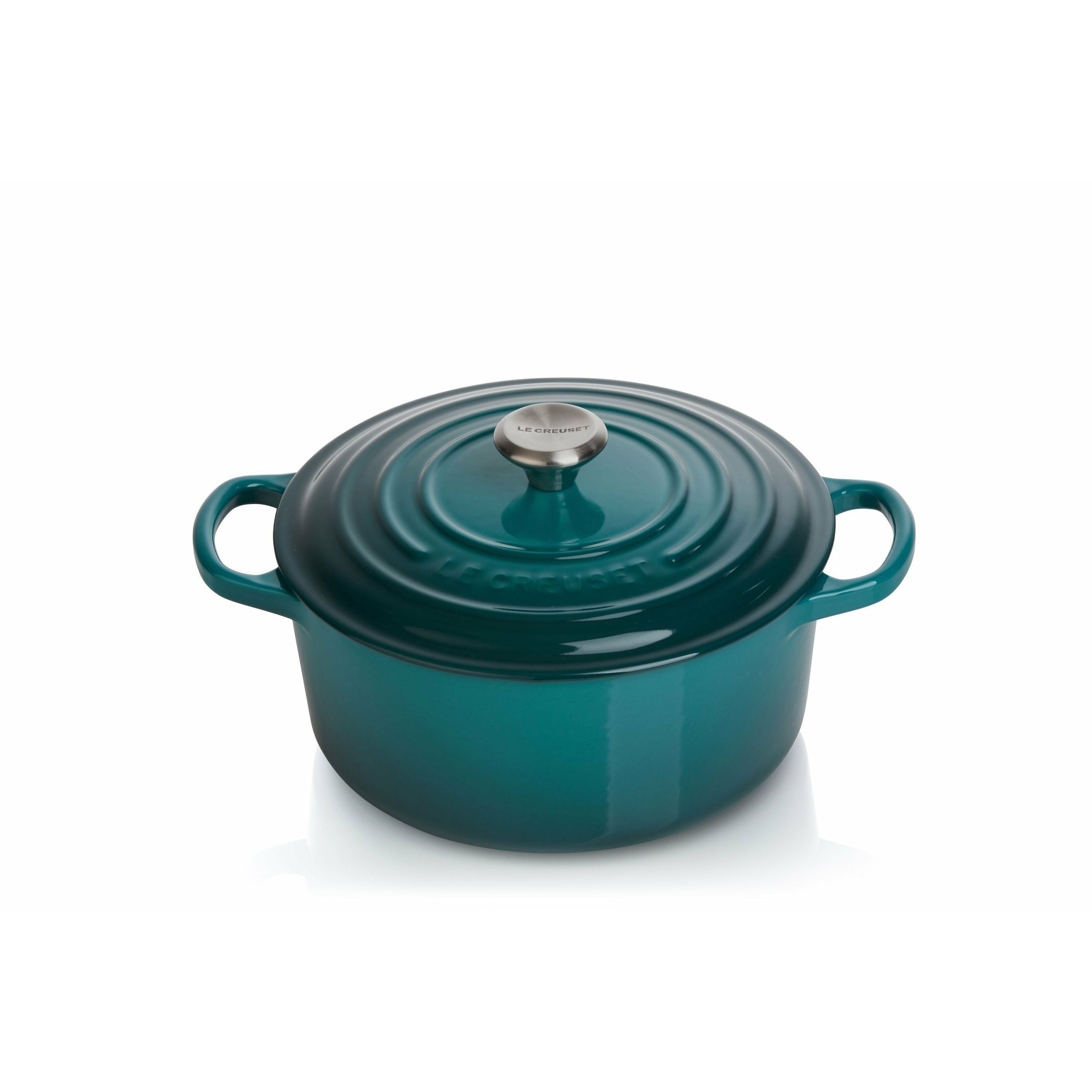 [product_category]-Le Creuset Signature Round Roaster 24 Cm, Deep Teal-Le Creuset-24147294689-21177246422430-LEC-1