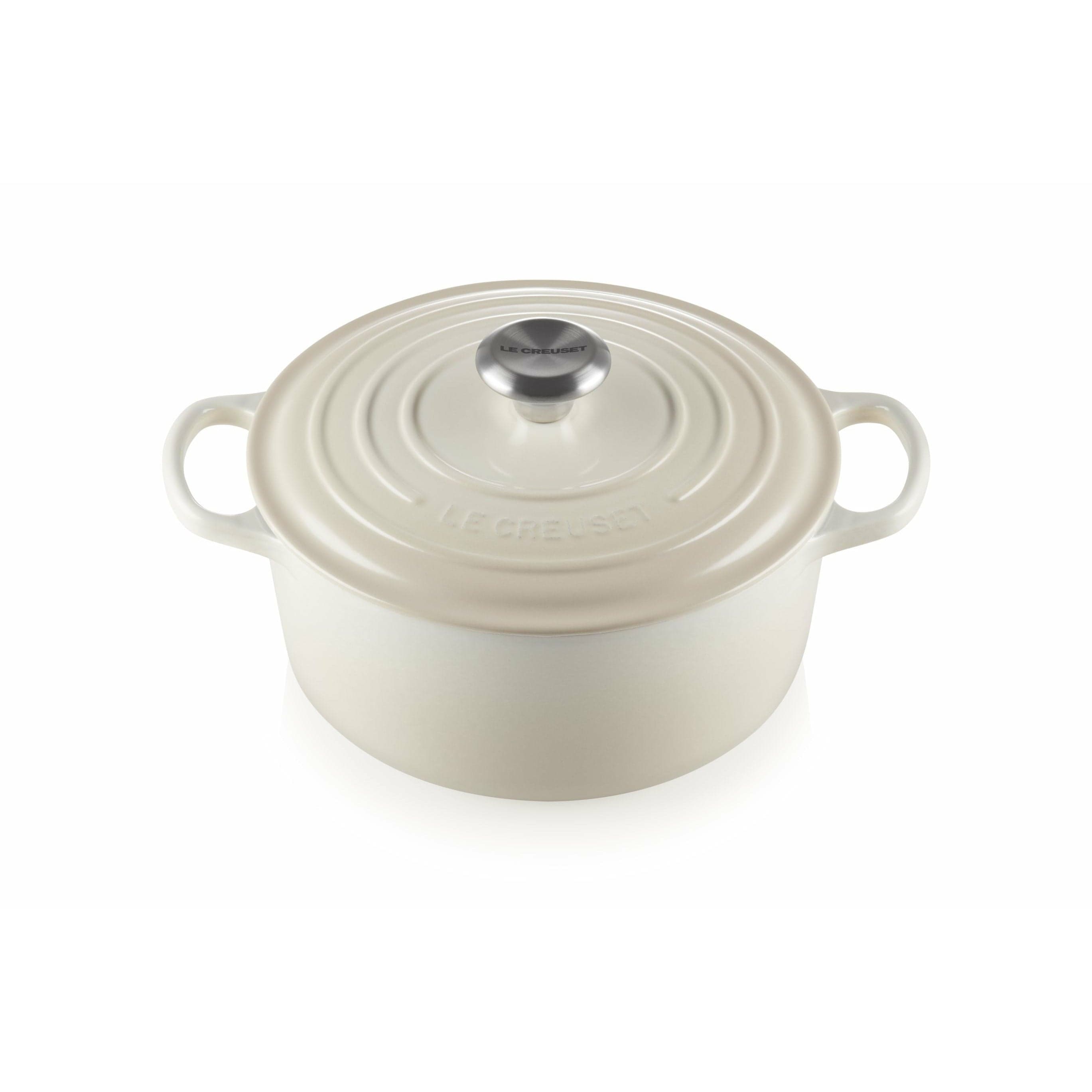 [product_category]-Le Creuset Signature Round Roaster 24 Cm, Meringue-Le Creuset-24147303428-21177247164430-LEC-1