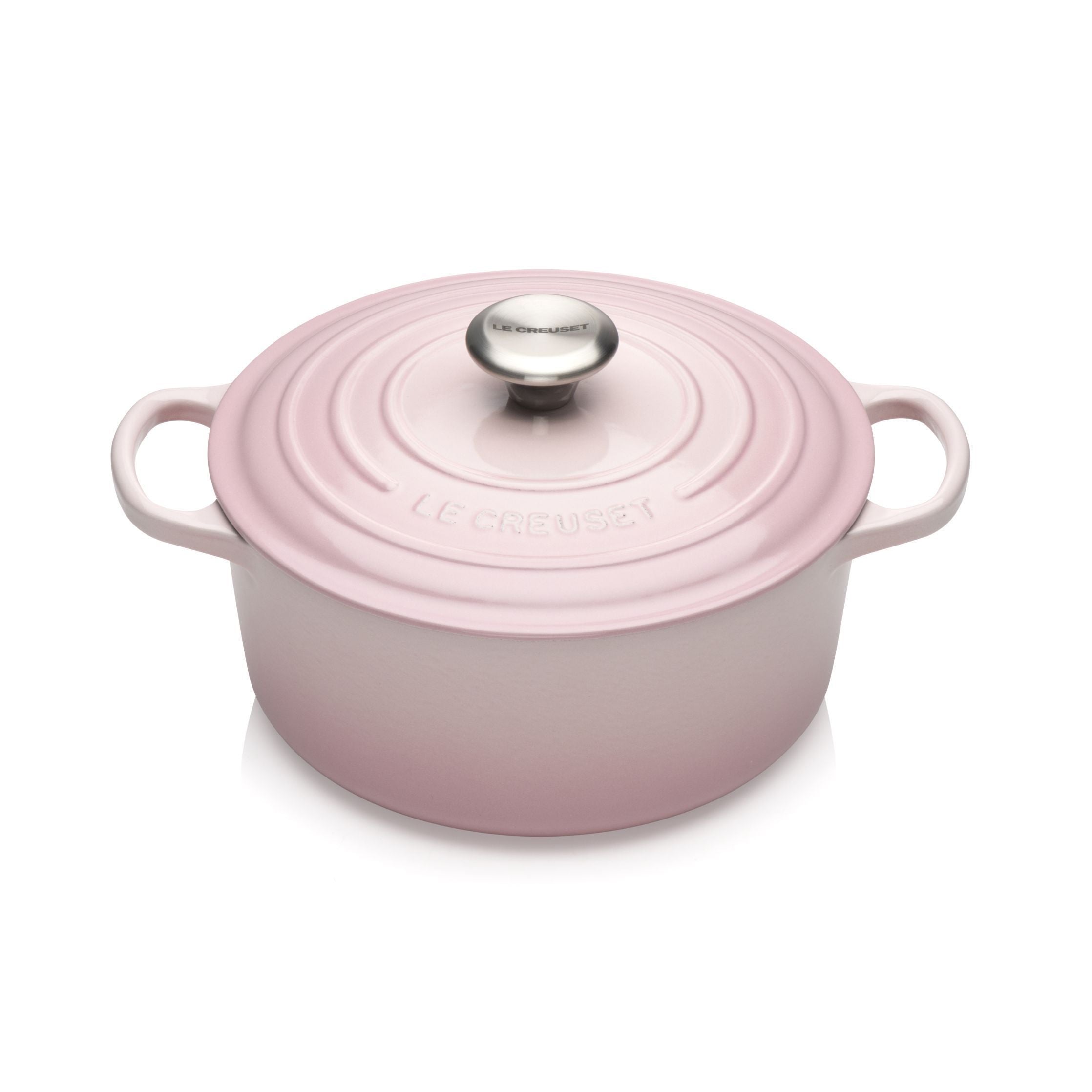 [product_category]-Le Creuset Signature Round Roaster 24 Cm, Shell Pink-Le Creuset-24147308348-21177247774430-LEC-1