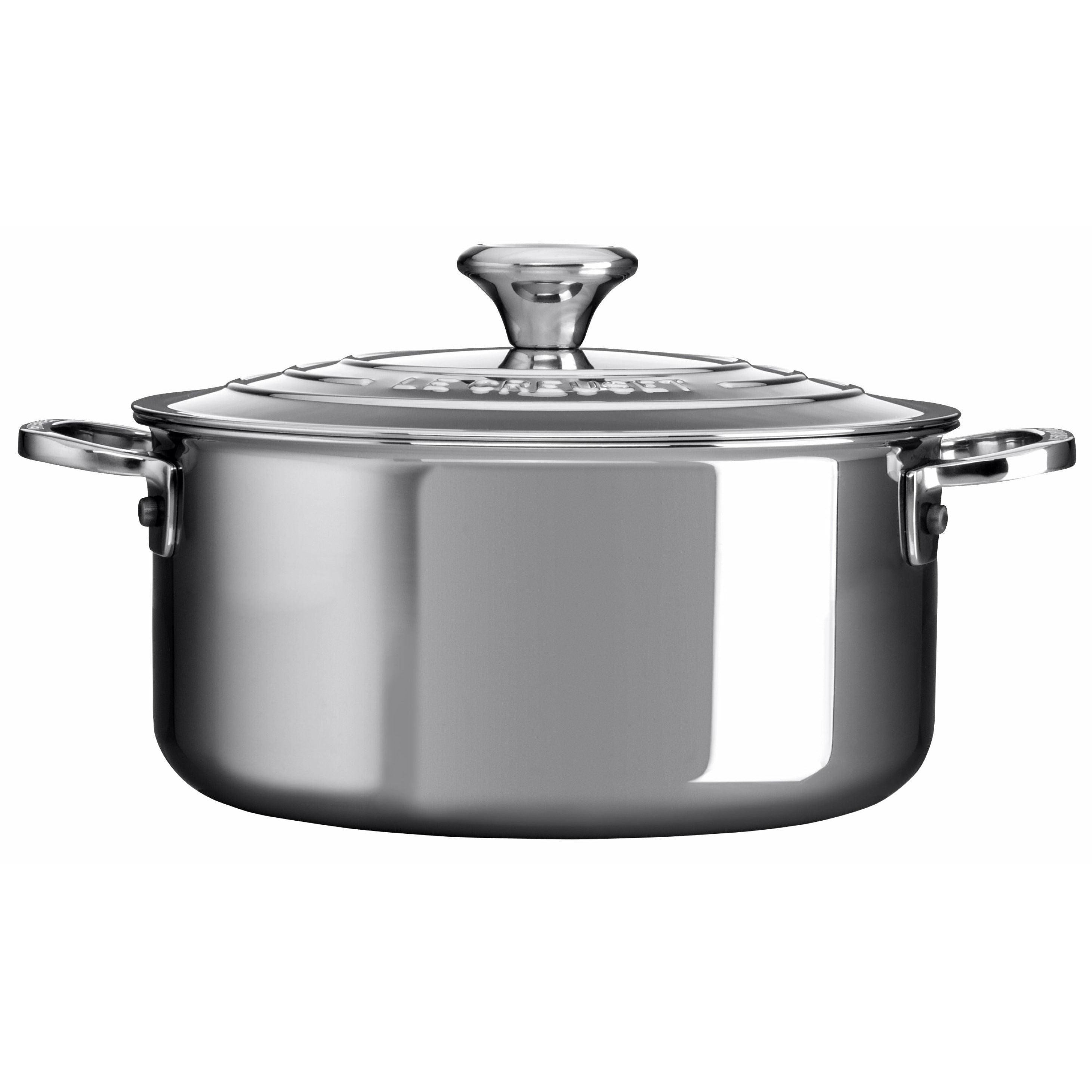[product_category]-Le Creuset Signature Stainless Steel Casserole 5.3 L With Lid-Le Creuset-630870155205-96602124000000-LEC-2