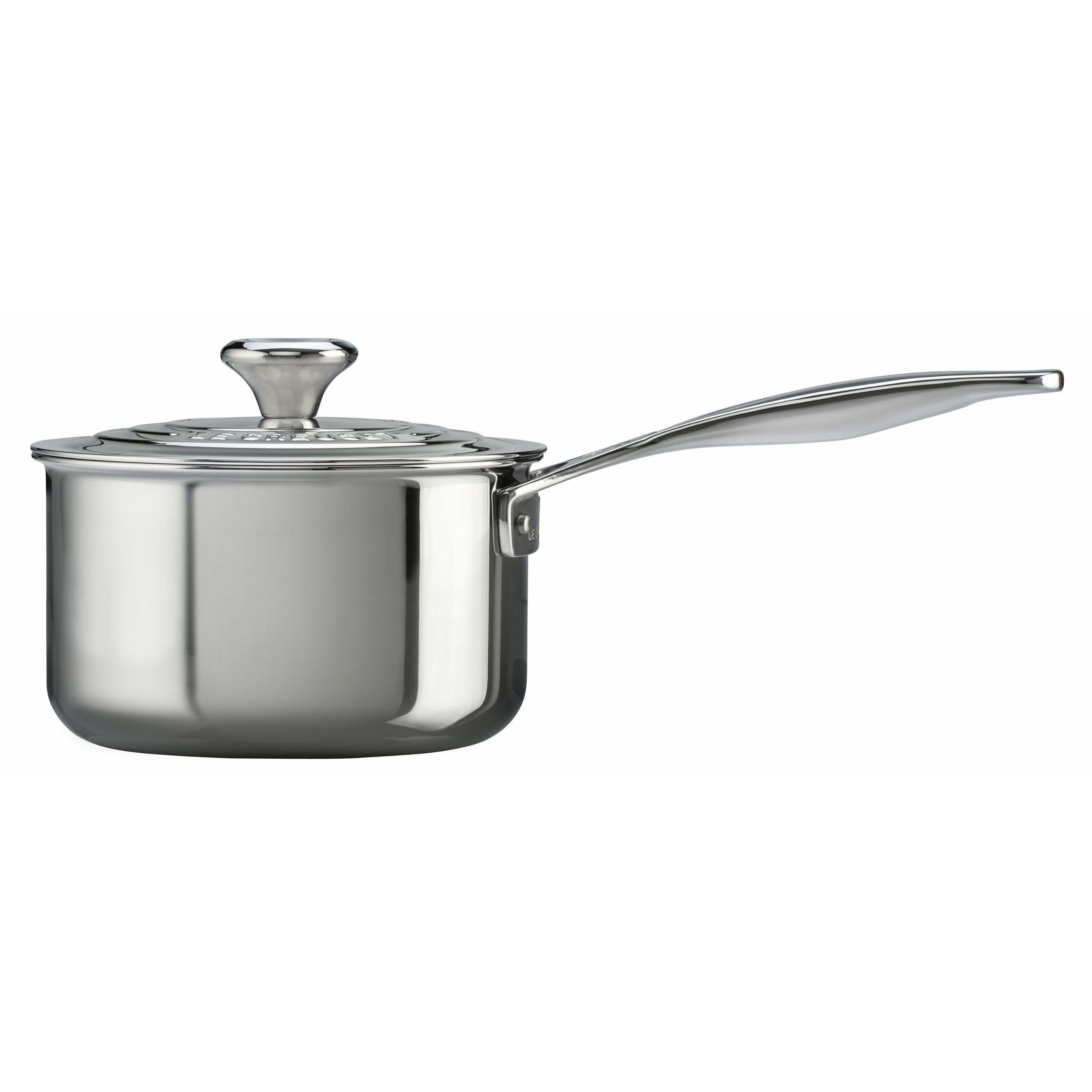 [product_category]-Le Creuset Signature Stainless Steel Saucepan 2.8 L With Lid-Le Creuset-630870131414-96600918000000-LEC-2