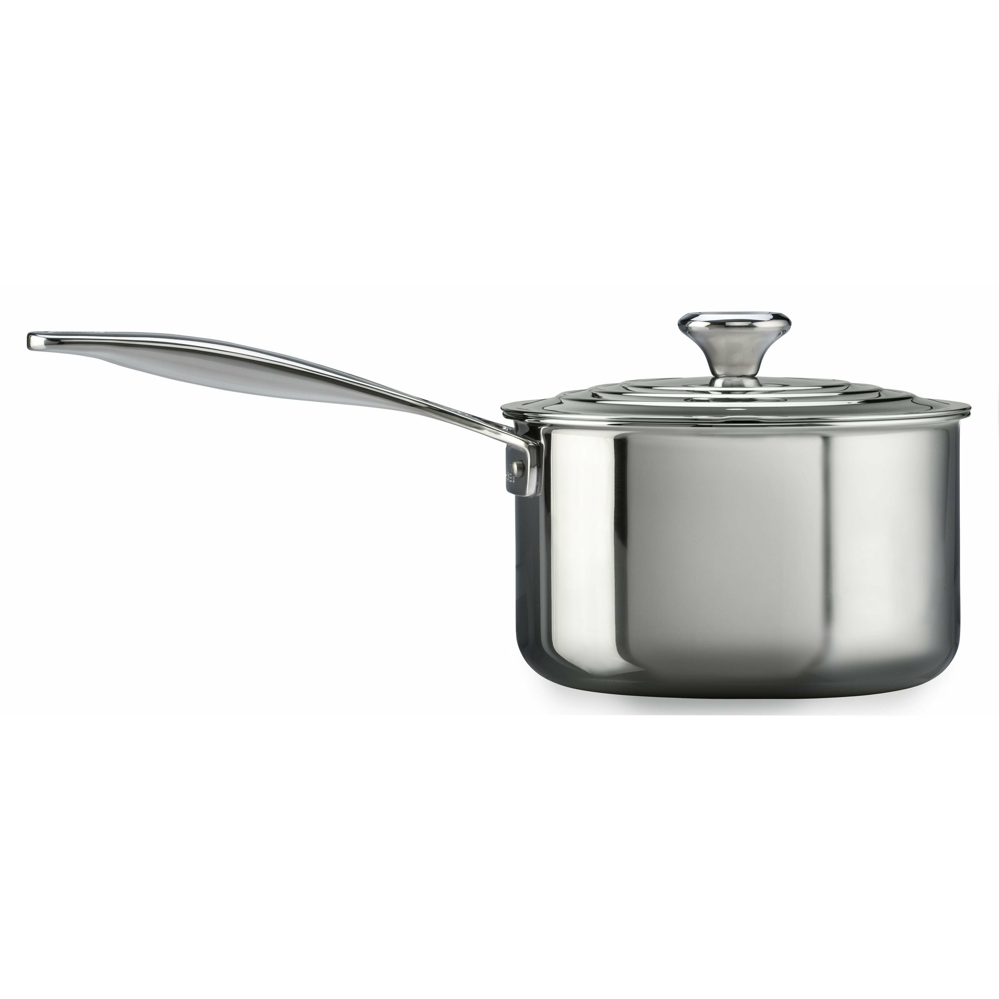 [product_category]-Le Creuset Signature Stainless Steel Saucepan 2.8 L With Lid-Le Creuset-630870131414-96600918000000-LEC-4