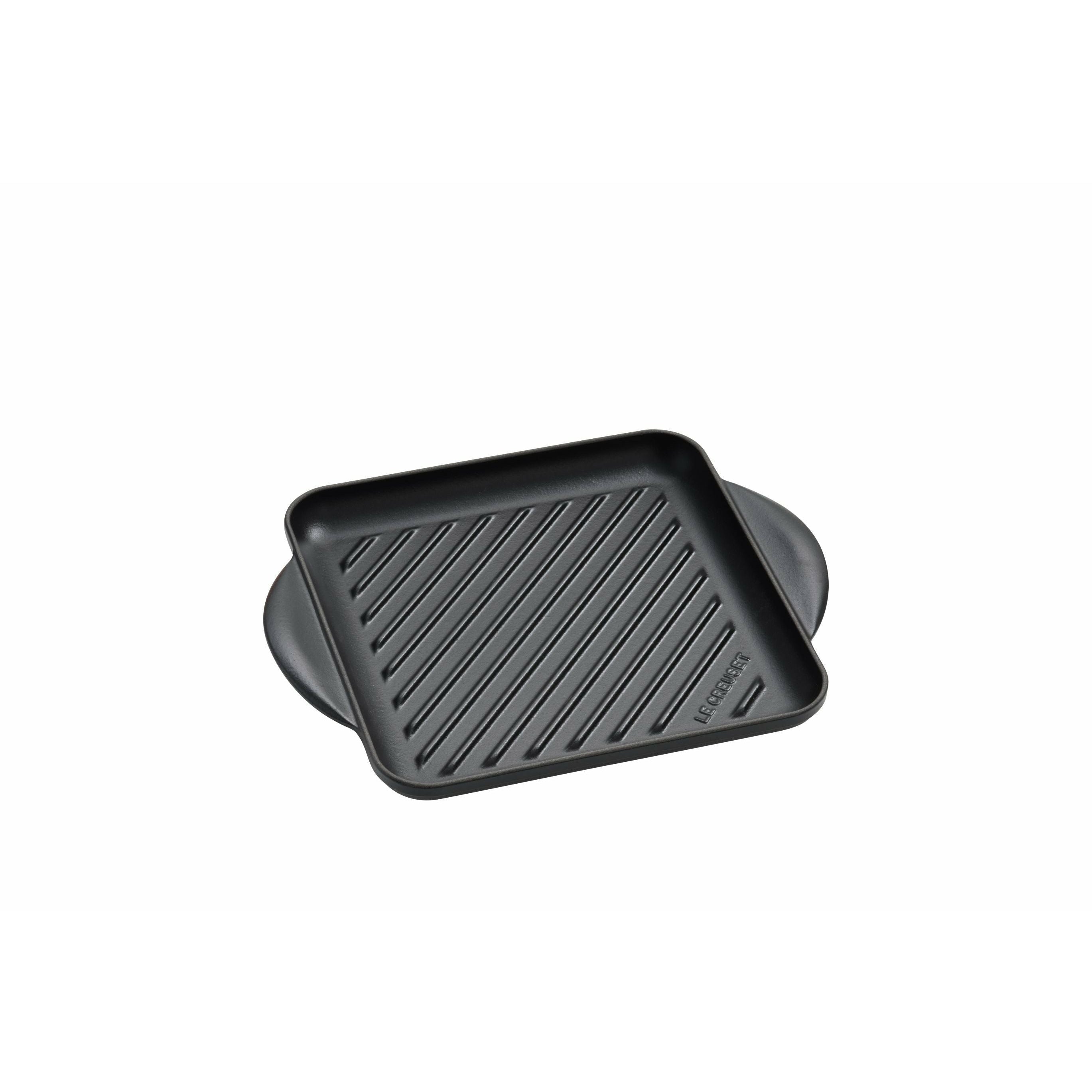 [product_category]-Le Creuset Tradition Square Grill Plate 24 Cm, Black-Le Creuset-24147306122-20205240000460-LEC-1