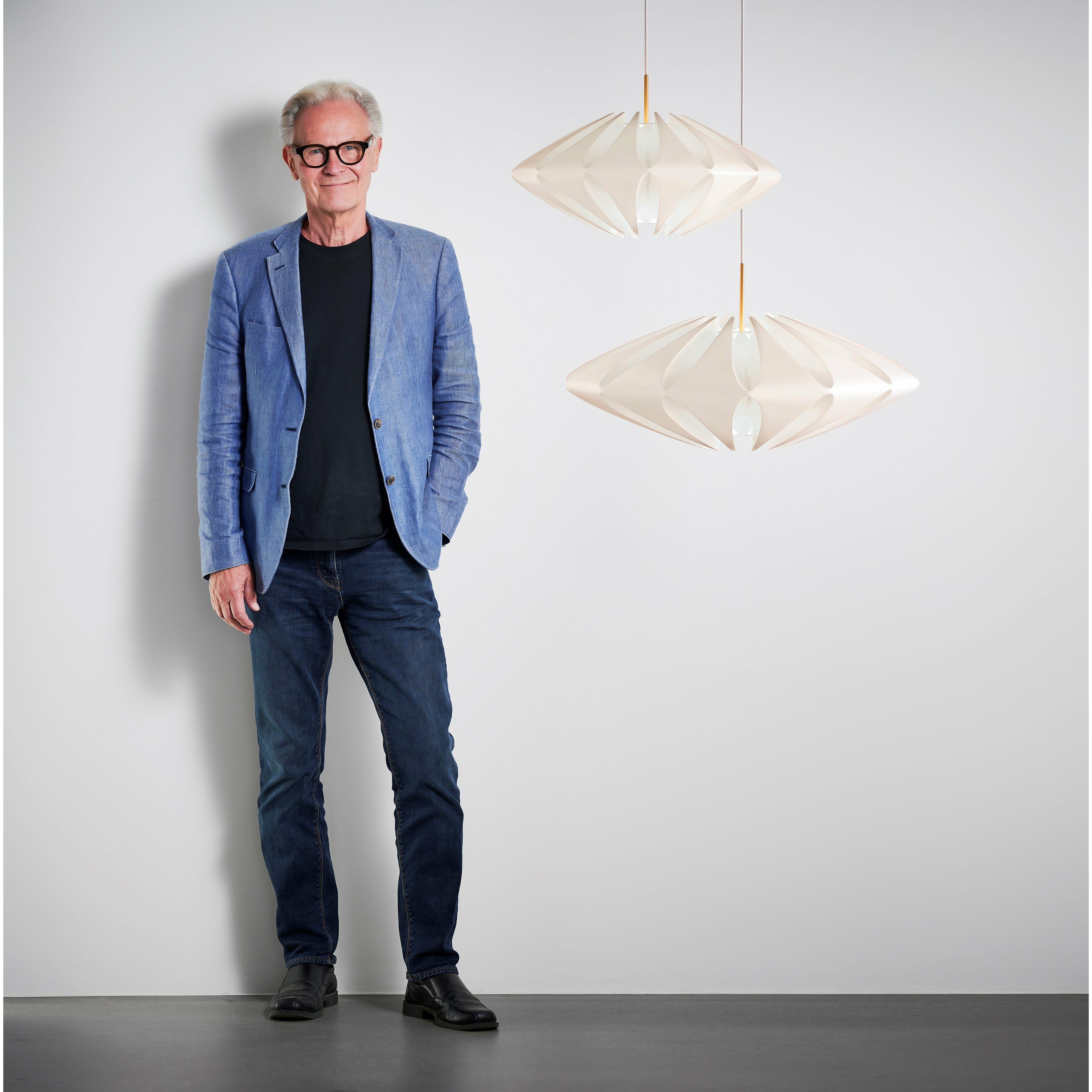 [product_category]-Le Klint Galaxy Suspension Lamp With Brass Suspension, ø70 Cm-Le Klint-5703387017726-177LBR-LEK-3