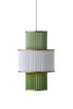 Letrint Plivello Suspension Lamp Golden/White/Light Green se 3 odstíny (s ms)