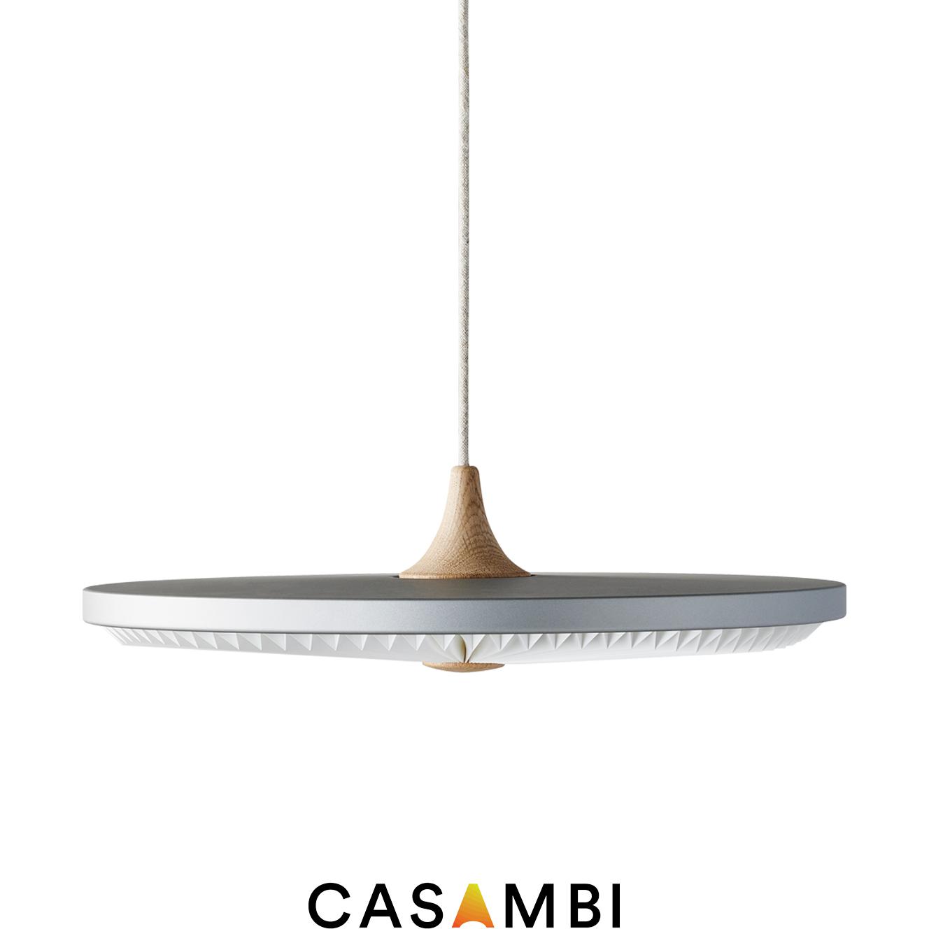 [product_category]-Le Klint Soleil Suspension Lamp Paper Silver Cloud Dimmable, 35 Cm-Le Klint-5703387198180-198SSIDPA-LEK-1