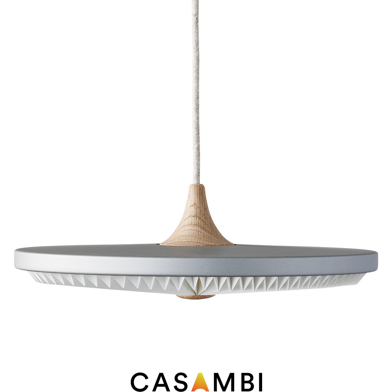 [product_category]-Le Klint Soleil Suspension Lamp Paper Silver Cloud Dimmable, 50 Cm-Le Klint-5703387198142-198MSIDPA-LEK-1