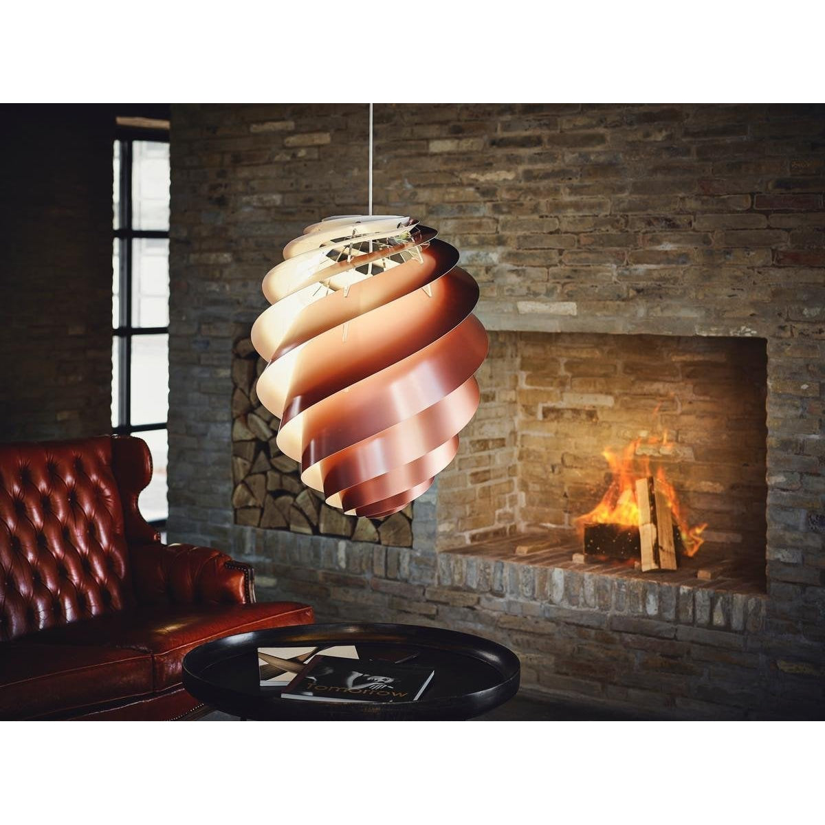 [product_category]-Le Klint Swirl Ii Pendant, Copper ø 18 Cm-Le Klint-5703387131248-1312SCP-LK-2