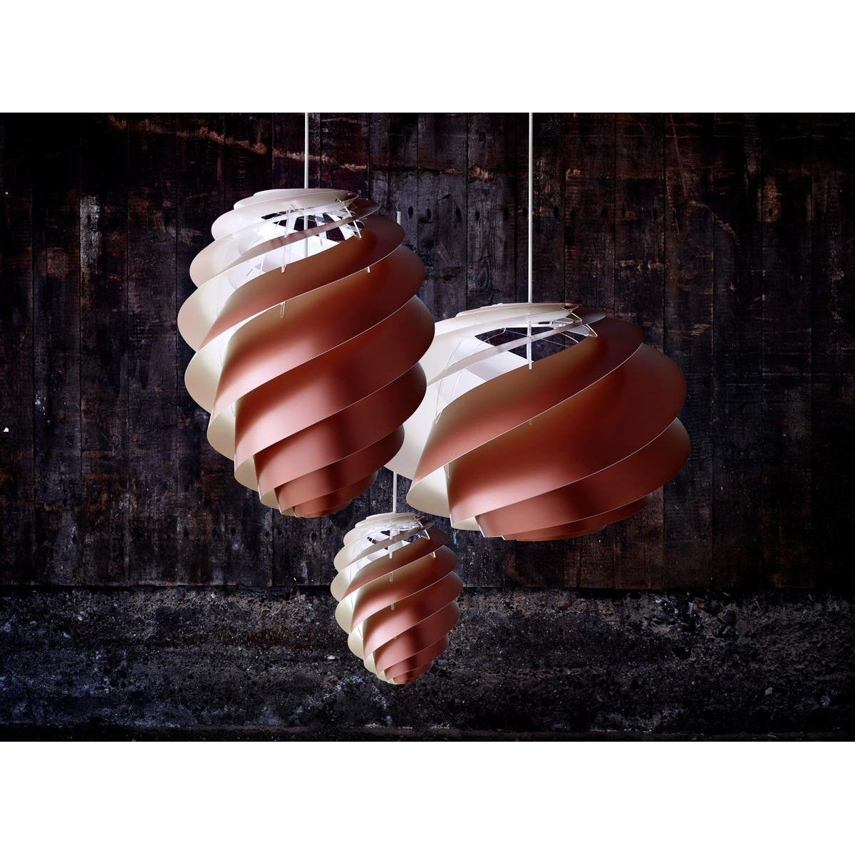 [product_category]-Le Klint Swirl Ii Pendant, Copper ø 18 Cm-Le Klint-5703387131248-1312SCP-LK-3