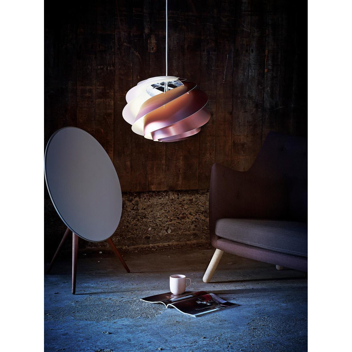 [product_category]-Le Klint Swirl Iii Pendant, Copper ø40 Cm-Le Klint-5703387131354-1313MCP-LK-2