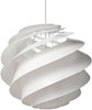  Swirl III Přívěsek bílý Ø65 cm