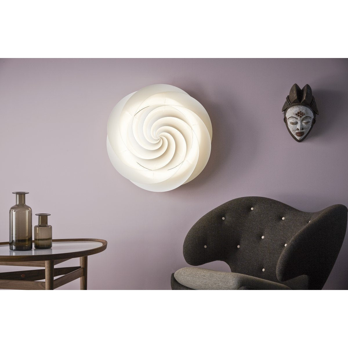 [product_category]-Le Klint Swirl Wall/Ceiling Lamp, Copper ø37 Cm-Le Klint-5703387132061-1320SCP-LK-2