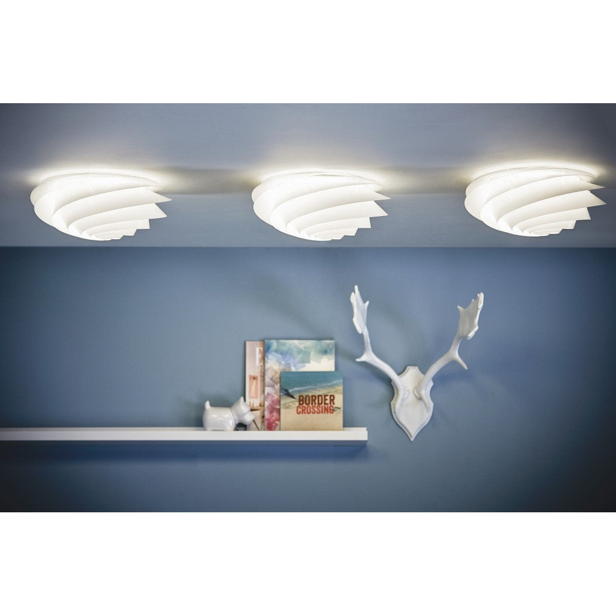 [product_category]-Le Klint Swirl Wall/Ceiling Lamp, Copper ø60 Cm-Le Klint-5703387132054-1320MCP-LK-3