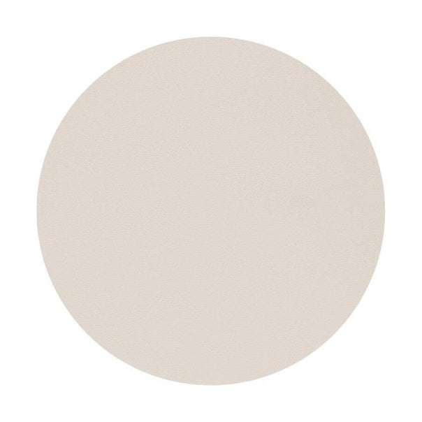 [product_category]-Lind Dna Circle Glass Coaster Nupo Leather, Soft Nude-Lind DNA-5711905528593-991153-LIN-1