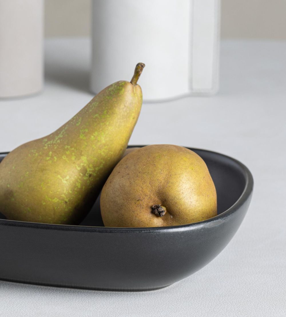 [product_category]-Lind Dna Curve Earthenware Deep Plate, Black-Lind DNA-5711905520900-990165-LIN-5