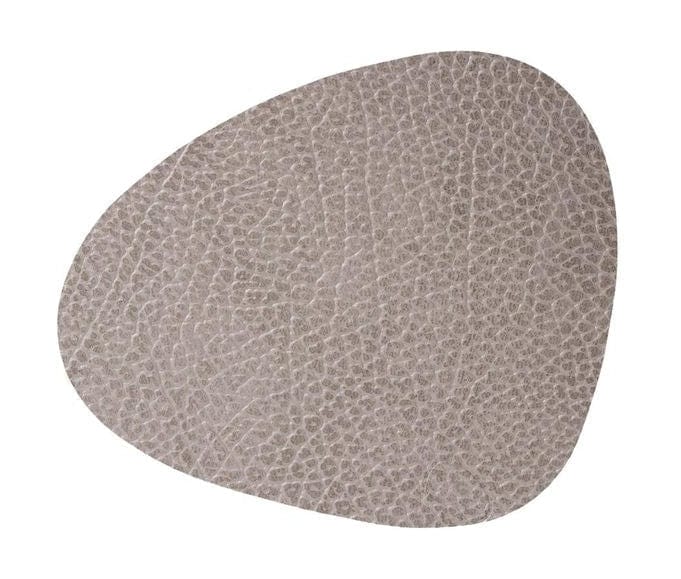 [product_category]-Lind Dna Curve Glass Coaster Hippo Leather, Anthracite Grey-Lind DNA-5711590992587-98863-LIN-1