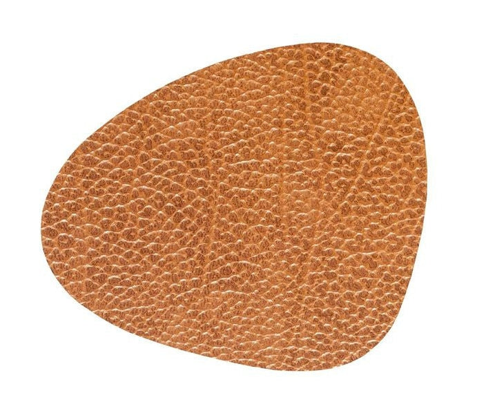 [product_category]-Lind Dna Curve Glass Coaster Hippo Leather, Natural-Lind DNA-5711905519317-990023-LIN-1