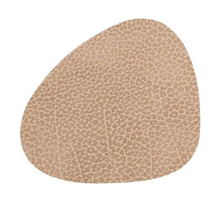 [product_category]-Lind Dna Curve Glass Coaster Hippo Leather, Sand-Lind DNA-5711592105459-981312-LIN-1