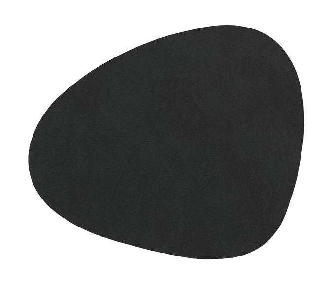 [product_category]-Lind Dna Curve Glass Coaster Nupo Leather, Black-Lind DNA-5711590083001-981797-LIN-1
