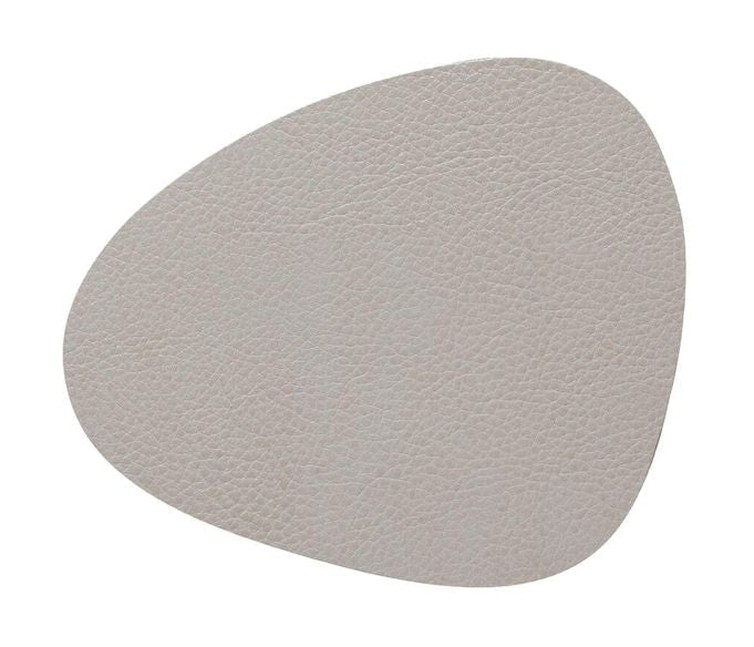 [product_category]-Lind Dna Curve Glass Coaster Serene Leather, Cream-Lind DNA-5711590996844-991508-LIN-1