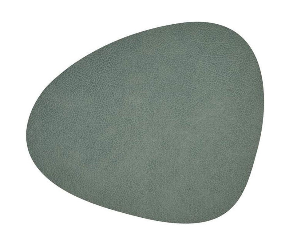 [product_category]-Lind Dna Curve Placemat Hippo Leather L, Pastel Green-Lind DNA-5711591421451-981130-LIN-1