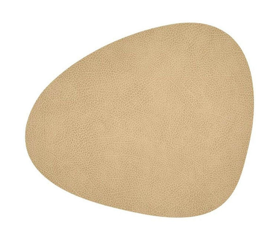 [product_category]-Lind Dna Curve Placemat Hippo Leather L, Sand-Lind DNA-5711592121459-981318-LIN-1
