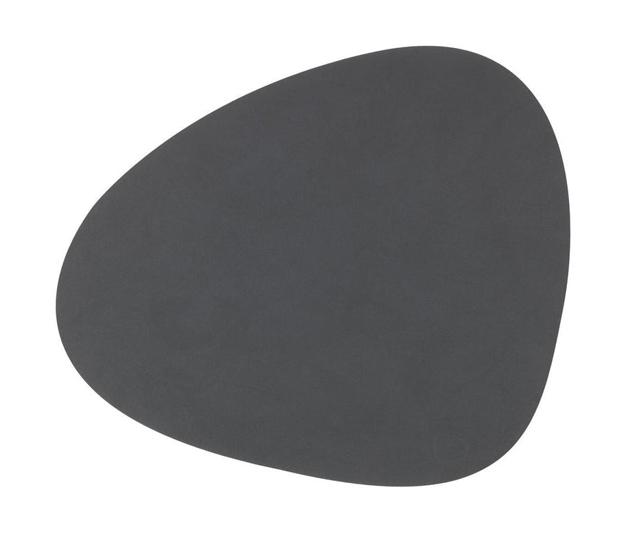 [product_category]-Lind Dna Curve Placemat Nupo Leather L, Anthracite-Lind DNA-5711590203409-981161-LIN-1