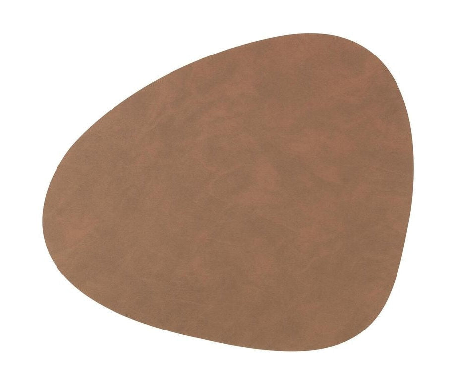 [product_category]-Lind Dna Curve Placemat Nupo Leather L, Brown-Lind DNA-5711590233406-981164-LIN-1