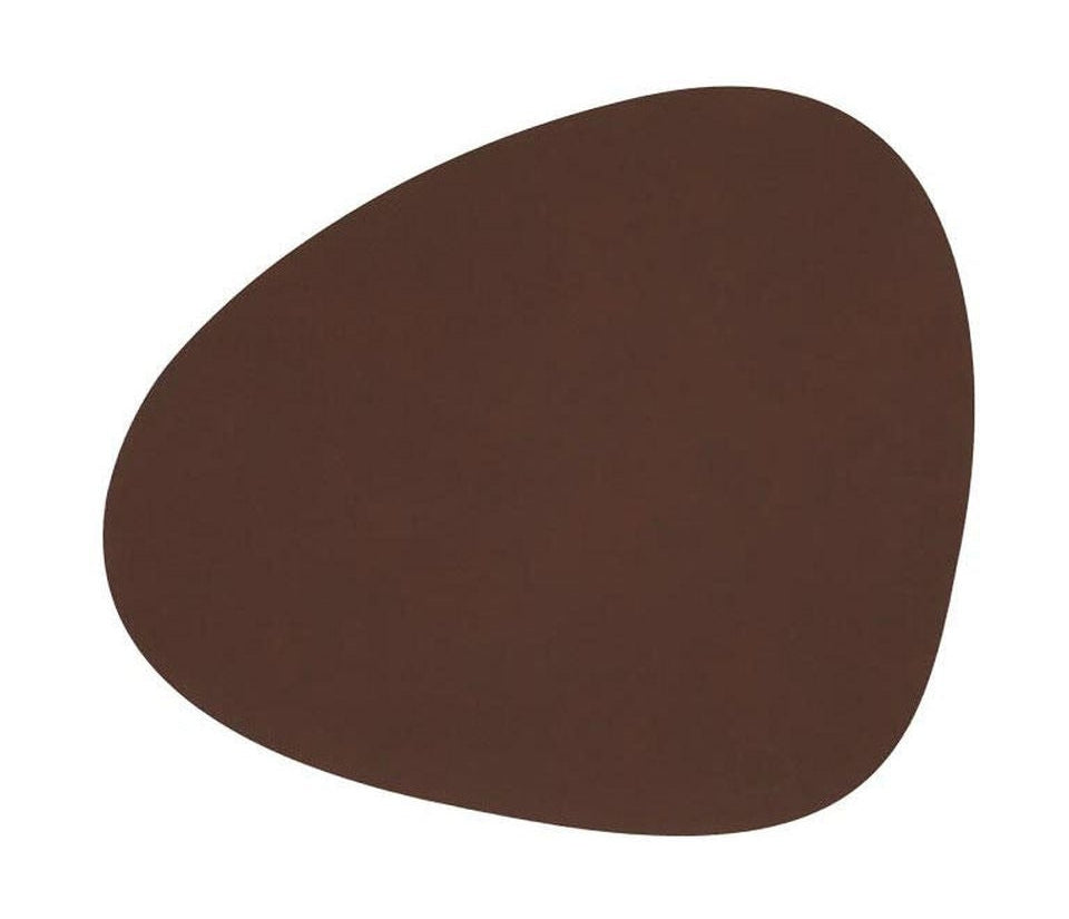 [product_category]-Lind Dna Curve Placemat Nupo Leather L, Dark Brown-Lind DNA-5711591102459-981078-LIN-1