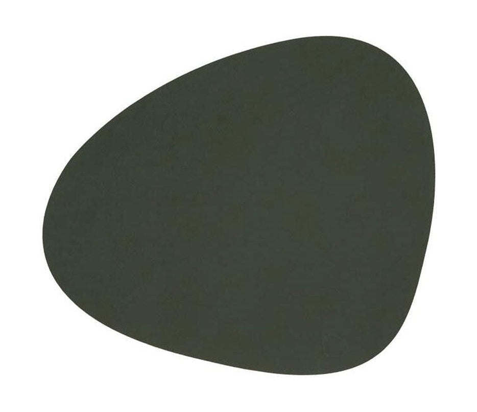 [product_category]-Lind Dna Curve Placemat Nupo Leather L, Dark Green-Lind DNA-5711590971452-981065-LIN-1