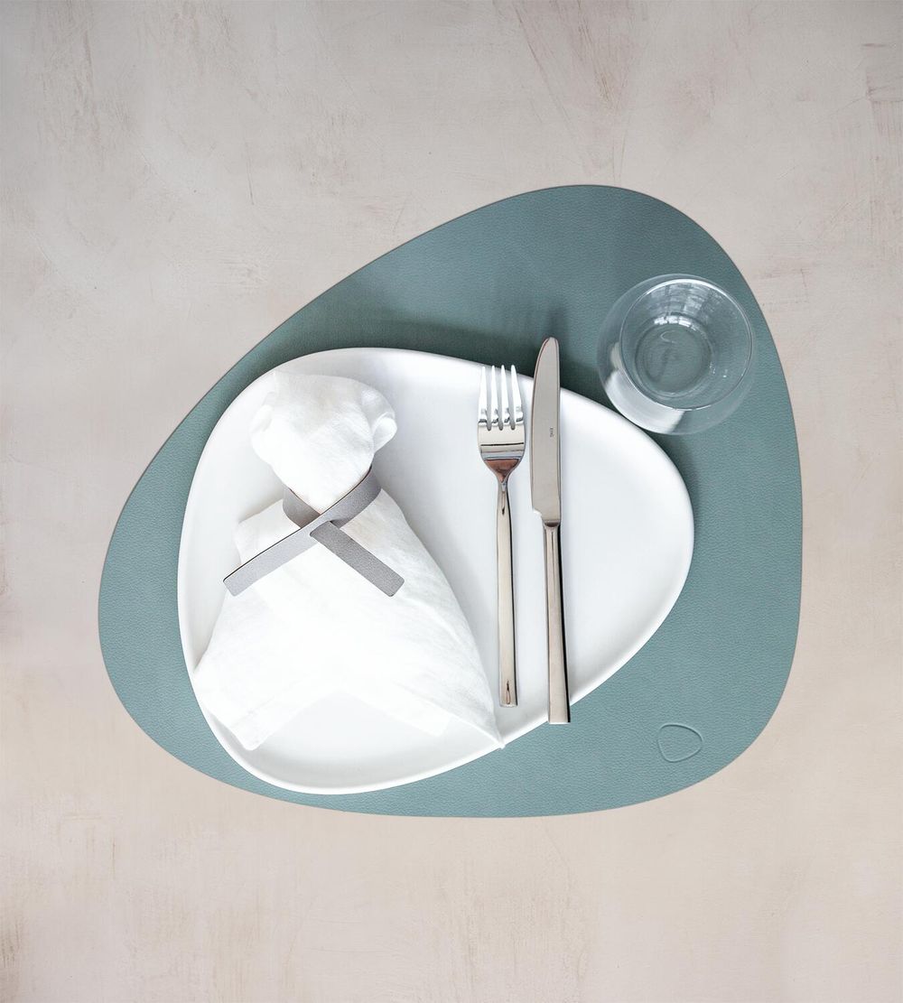 [product_category]-Lind Dna Curve Placemat Nupo Leather L, Pastel Green-Lind DNA-5711590263403-981902-LIN-2
