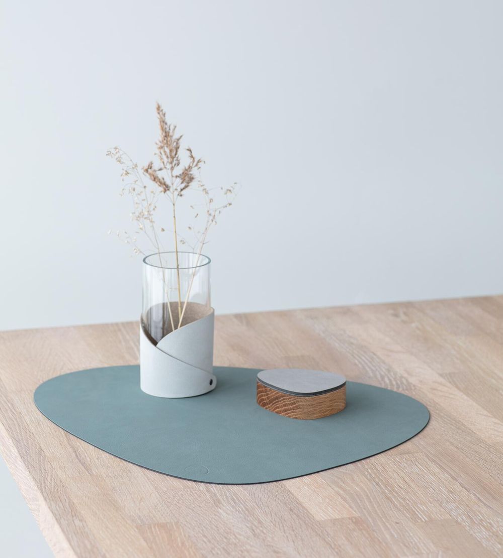[product_category]-Lind Dna Curve Placemat Nupo Leather L, Pastel Green-Lind DNA-5711590263403-981902-LIN-3