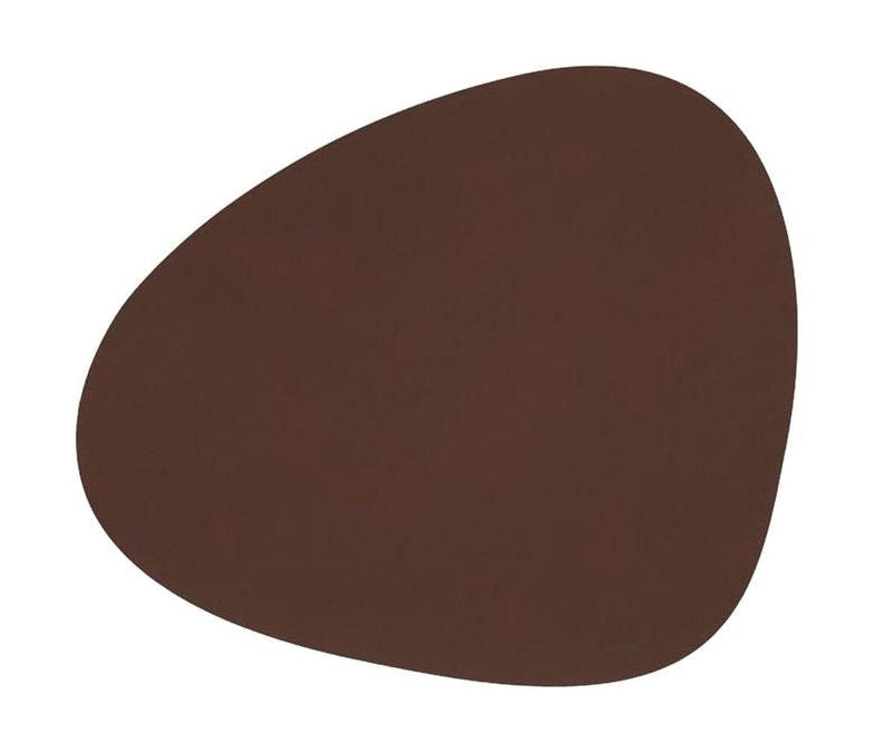 [product_category]-Lind Dna Curve Placemat Nupo Leather M, Dark Brown-Lind DNA-5740020101190-991671-LIN-1
