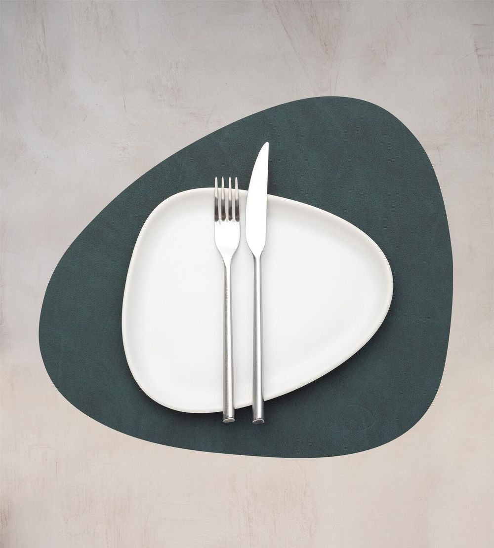 [product_category]-Lind Dna Curve Placemat Nupo Leather M, Dark Green-Lind DNA-5740020101206-991672-LIN-2