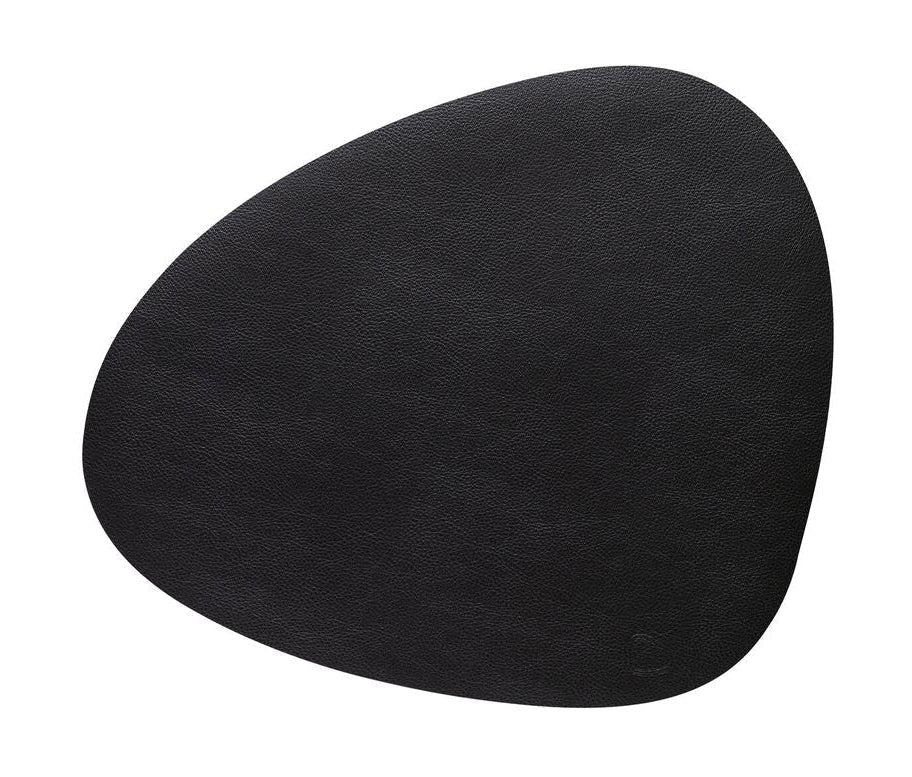 [product_category]-Lind Dna Curve Placemat Serene Leather L, Black-Lind DNA-5711590996530-991477-LIN-1