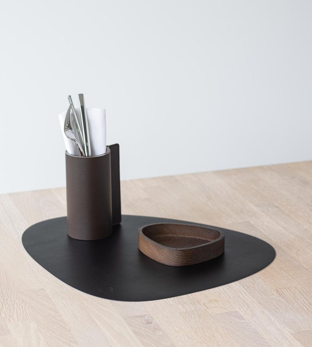 [product_category]-Lind Dna Curve Placemat Serene Leather L, Black-Lind DNA-5711590996530-991477-LIN-3