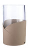 Lind Dna Fold Vase M, Clay Brown