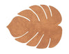Lind Dna Leaf Glass Coaster Nupo Leather, Natural