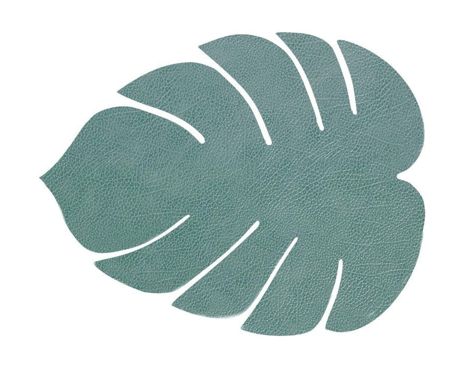[product_category]-Lind Dna Leaf Placemat Hippo Leather L, Pastel Green-Lind DNA-5711905518112-989949-LIN-1