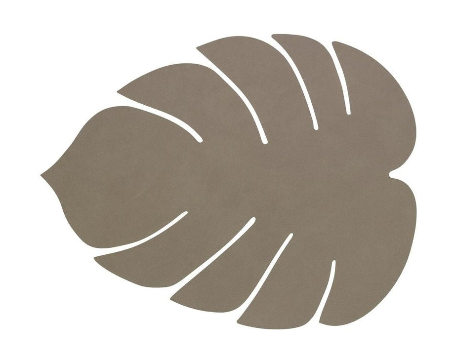 [product_category]-Lind Dna Leaf Placemat Nupo Leather L, Armygreen-Lind DNA-5711905518167-989954-LIN-1