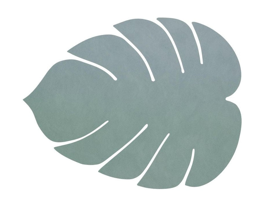 [product_category]-Lind Dna Leaf Placemat Nupo Leather L, Pastel Green-Lind DNA-5711905518136-989951-LIN-1